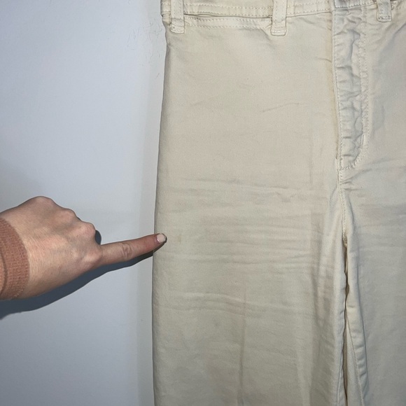 Marine Layer Pants Loose Wide leg Khakis girls size 14 - Picture 3 of 12